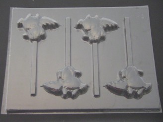 512sp Toothy Dragon Trainer Chocolate or Hard Candy Lollipop Mold